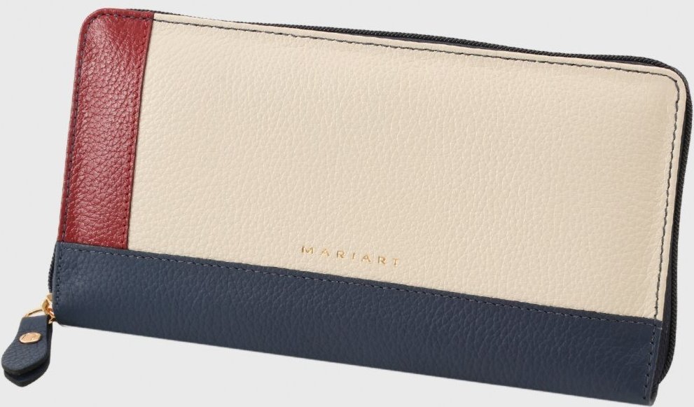 Carteira de Couro Mariart 552N Navy