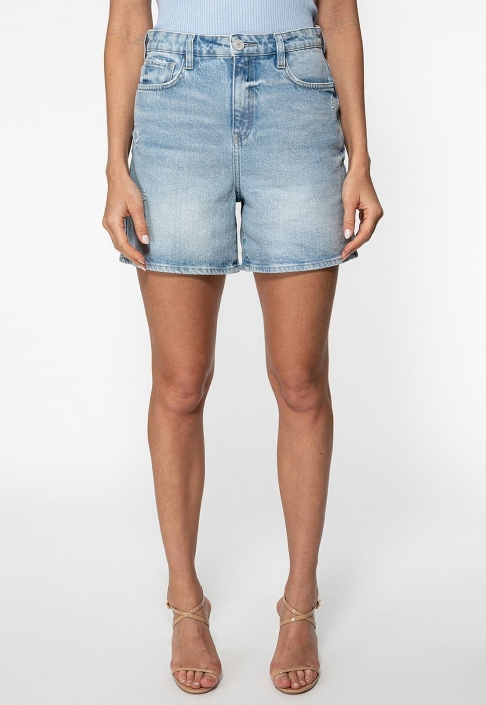 Bermuda Guess Jeans Curta Azul Claro