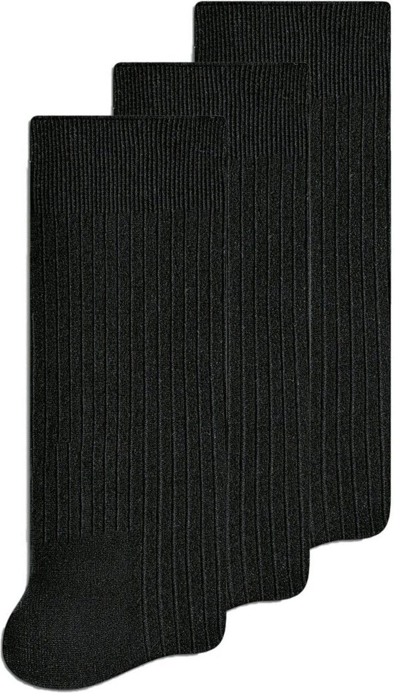 Imagem principal Kit 3 Pares de Meias Cano Longo Selene preto SELENE preto