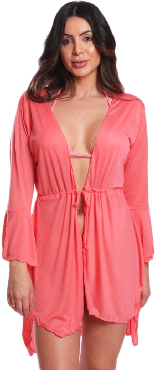 Imagem principal Saída Praia Piscina Cinto Ponta Chemize Amarrar Vih Triny rosa Vih Triny rosa