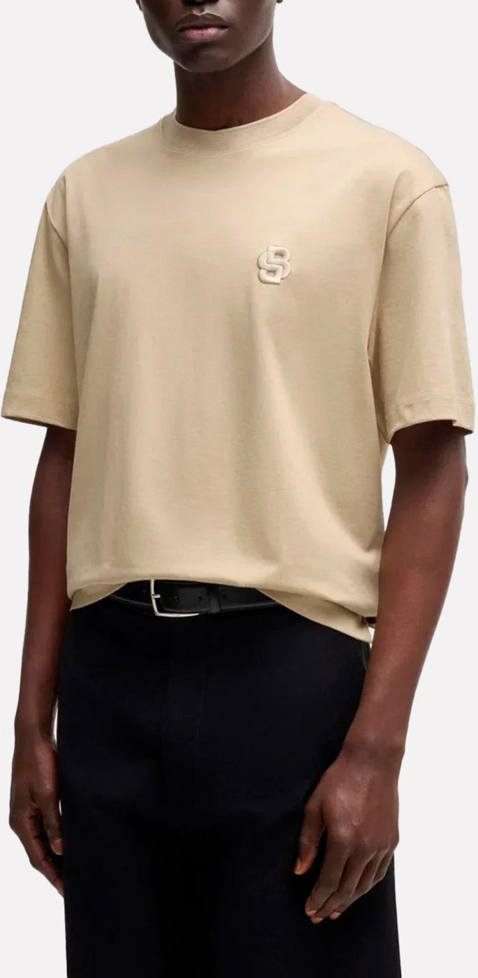 Imagem principal Camiseta Hugo Boss Masculina Oversized C-Tames 26 Caqui cáqui caqui Hugo Boss cáqui caqui