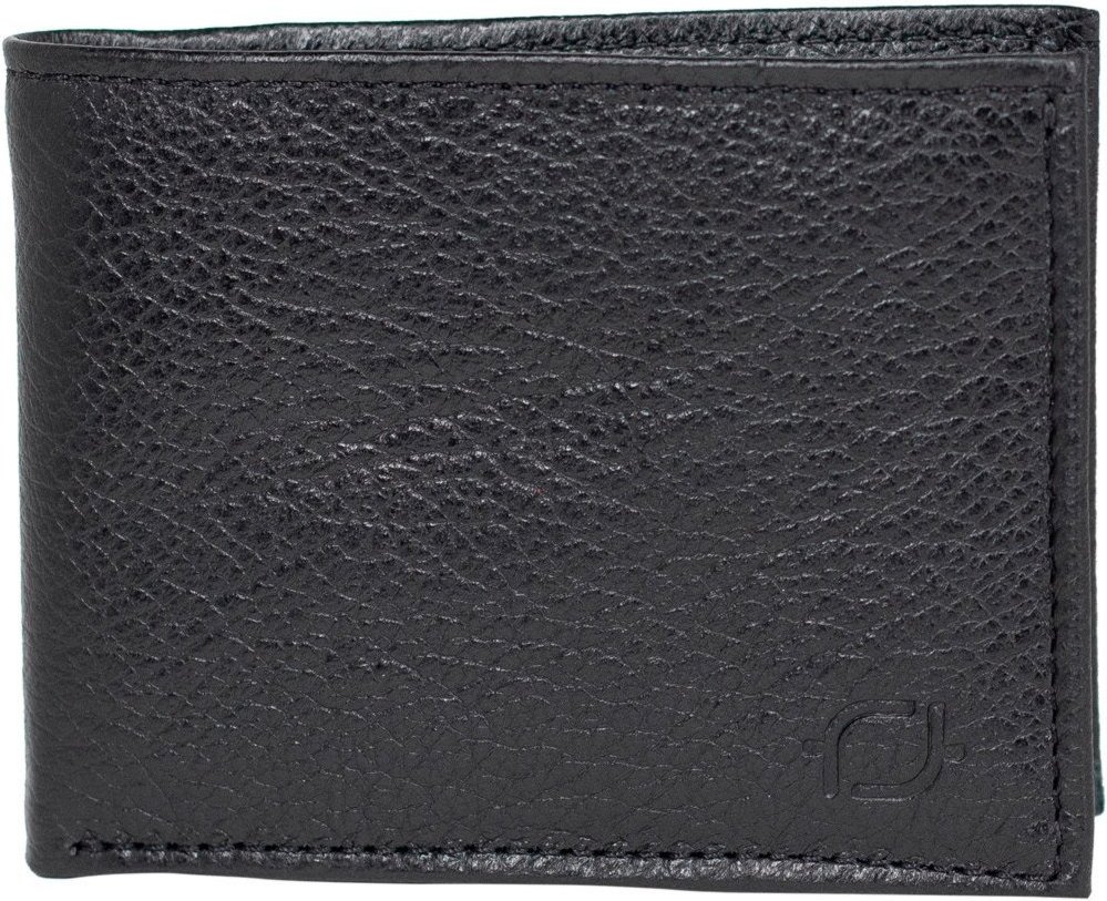 Imagem principal Carteira Masculina Fasolo Soft Anil Casual Couro Legítimo Porta Notas Compacto preto Fasolo preto