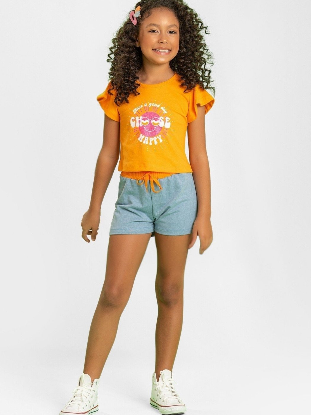 Imagem principal Infantil - Conjunto Platinum Choose Happy Miniature Kids laranja Miniature Kids laranja