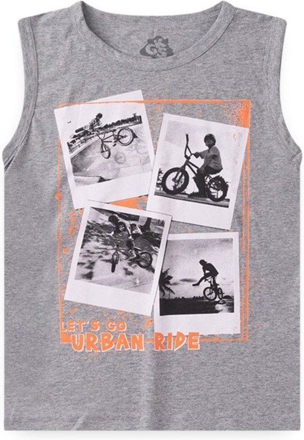 Imagem principal Infantil - Conjunto de Verão para Menino Regata Urban Ride e Bermuda GKS azul GKS azul