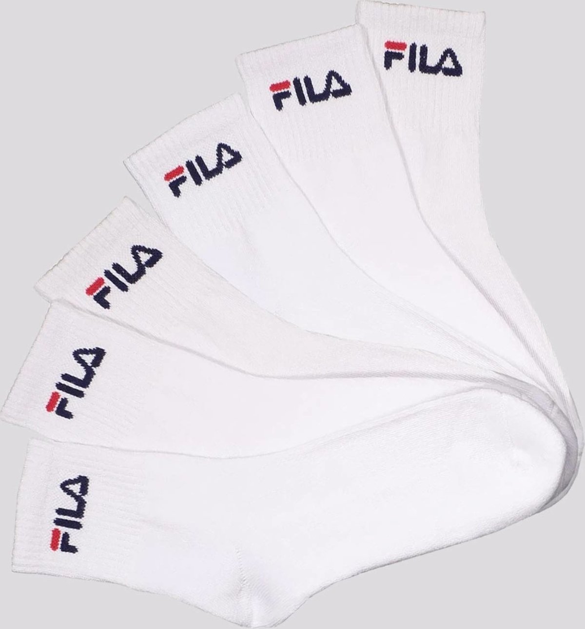 Kit Meia Fila 6 Pares Cano Médio