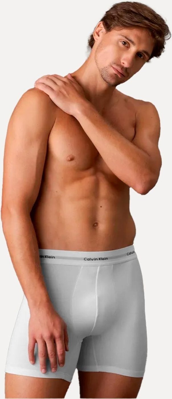 Imagem principal Cueca Calvin Klein Underwear Trunk Modal Logo Branca 1UN branco Calvin Klein branco