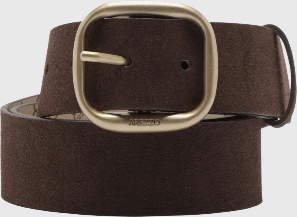 Cinto Feminino Arezzo Rustic Suede