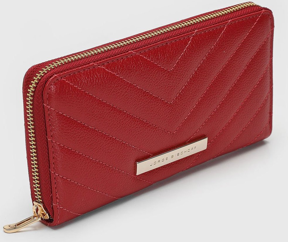 Imagem principal Carteira Feminina Jorge Bischoff Matelassê Vermelha vinho Jorge Bischoff vinho
