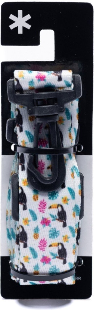 Imagem principal Alça de ombro ajustável, universal, de substituição com ganchos giratórios marca Maktub com estampa tucano tropical brasil MAKTUB STYLE branco MAKTUB STYLE branco