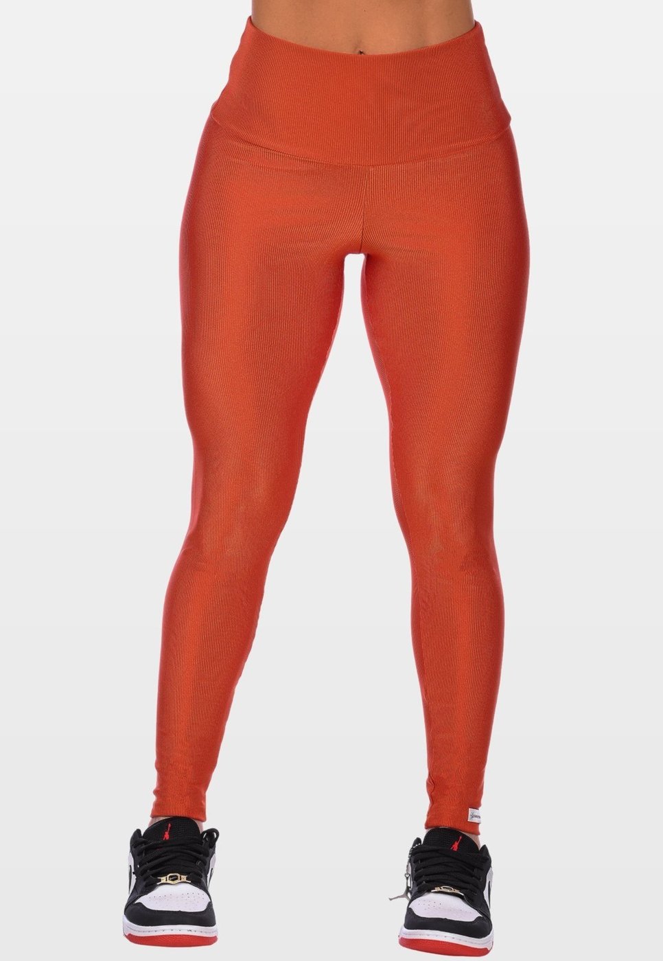 Imagem principal Calça Legging Fitness Cós Alto Summer Soul Básica Canelado laranja Summer Soul laranja