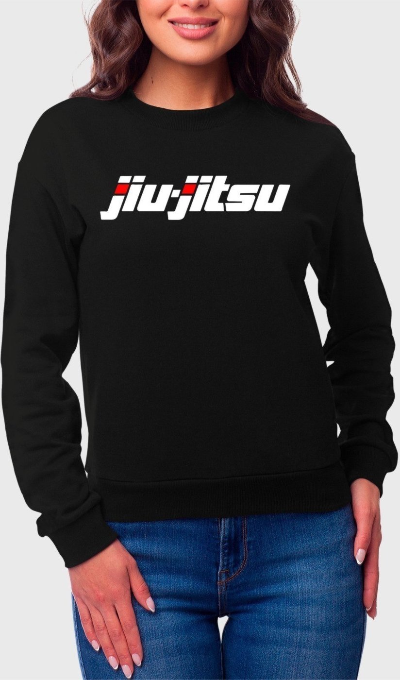 Imagem principal Moletom Gola Redonda Feminino Flanelado Estampa Jiu-Jitsu Benellys preto Benellys preto