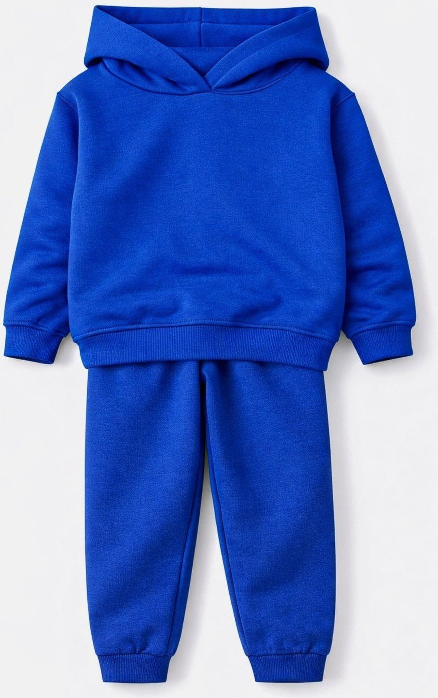 Imagem principal Infantil - Conjunto Moletom Básico Peluciado Royal Babei no Look azul Babei no Look azul