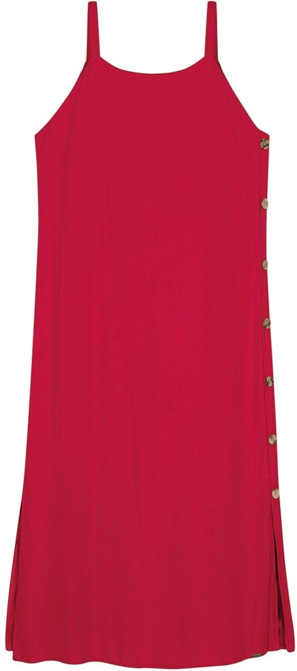 Vestido Feminino Linho Detalhe Botões Marialícia