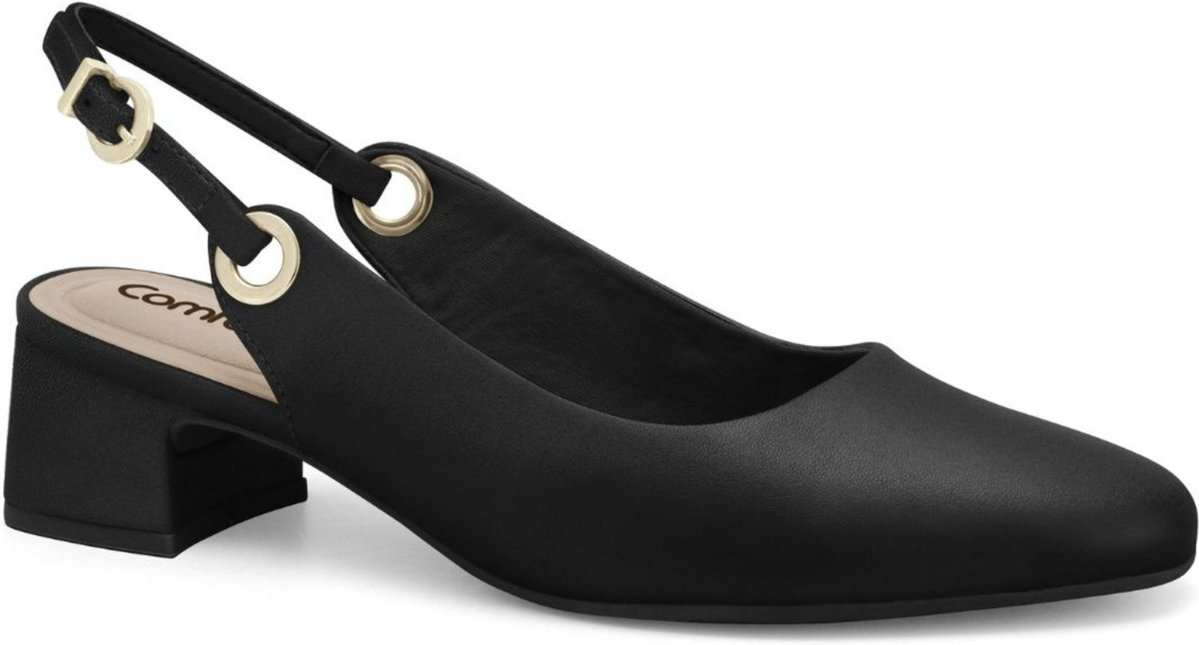Imagem principal Slingback Feminino Comfortflex 2598331-9 preto Comfortflex preto
