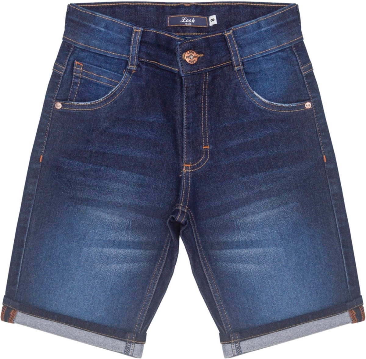 Imagem principal Infantil - Bermuda Juvenil Look Jeans Intense Jeans azul Look Jeans azul