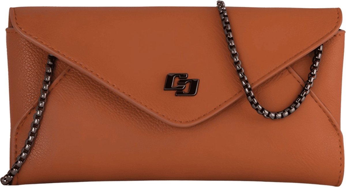 Carteira Envelope Feminina Com Corrente