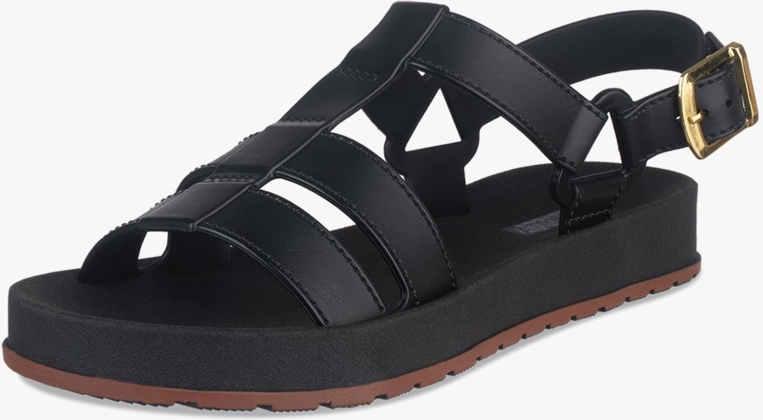 Sandália Feminina Papete Casual Takata Tira Fivela