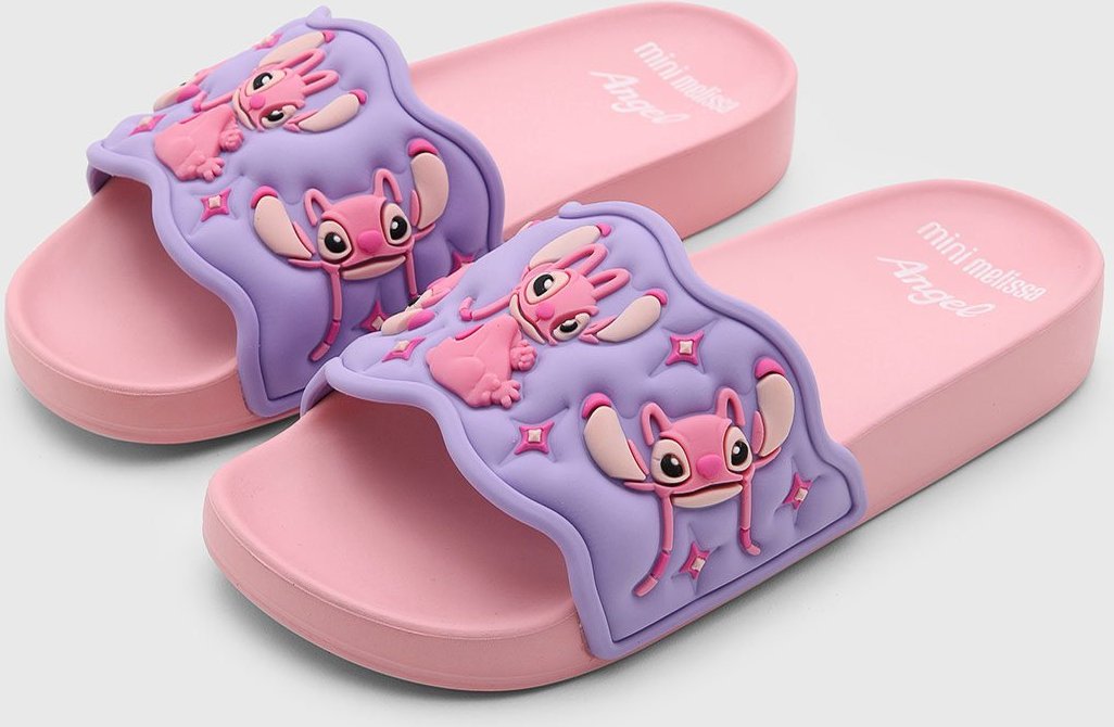Imagem principal Infantil - Chinelo Mini Melissa Disney Angel rosa Mini Melissa rosa