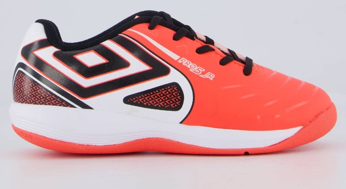 Imagem principal Chuteira Umbro Pro 5 Futsal Juvenil Coral laranja coral Umbro laranja coral