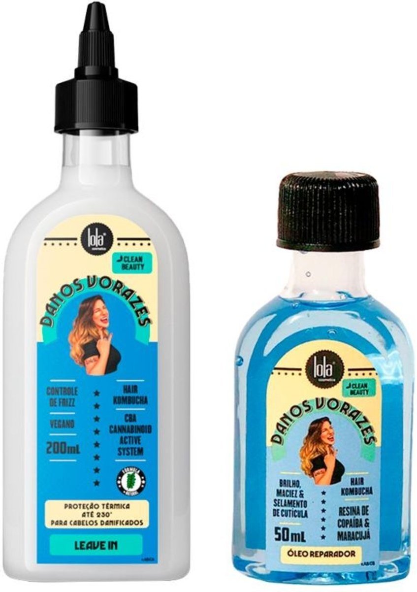 Imagem principal Kit Lola From Rio Danos Vorazes - Óleo 50ml + Leave-In 200ml incolor Lola From Rio incolor