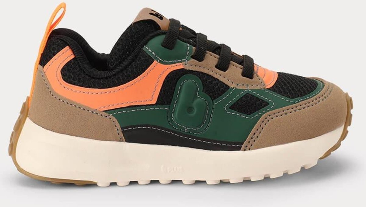 Imagem principal Infantil - Tênis Bibi Jogging Bege com Verde Calçados Bibi bege verde Calçados Bibi bege verde