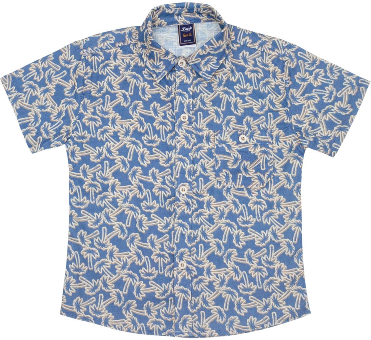 Imagem principal Infantil - Camisa Look Jeans Estampada azul Look Jeans azul