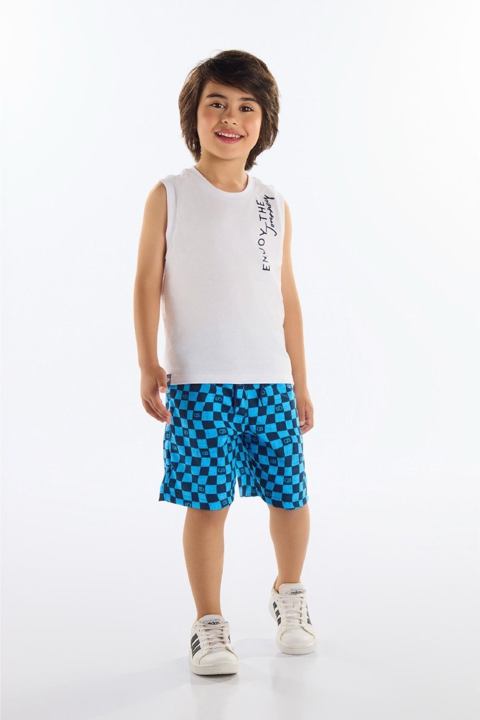 Imagem principal Infantil - Conjunto Regata e Bermuda Menino Quimby verde Quimby verde