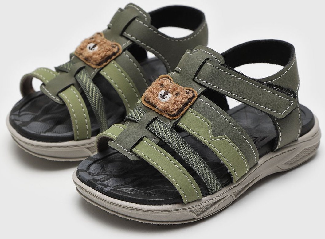 Imagem principal Infantil - Sandália Papete Molekinho Pesponto verde MOLEKINHO verde