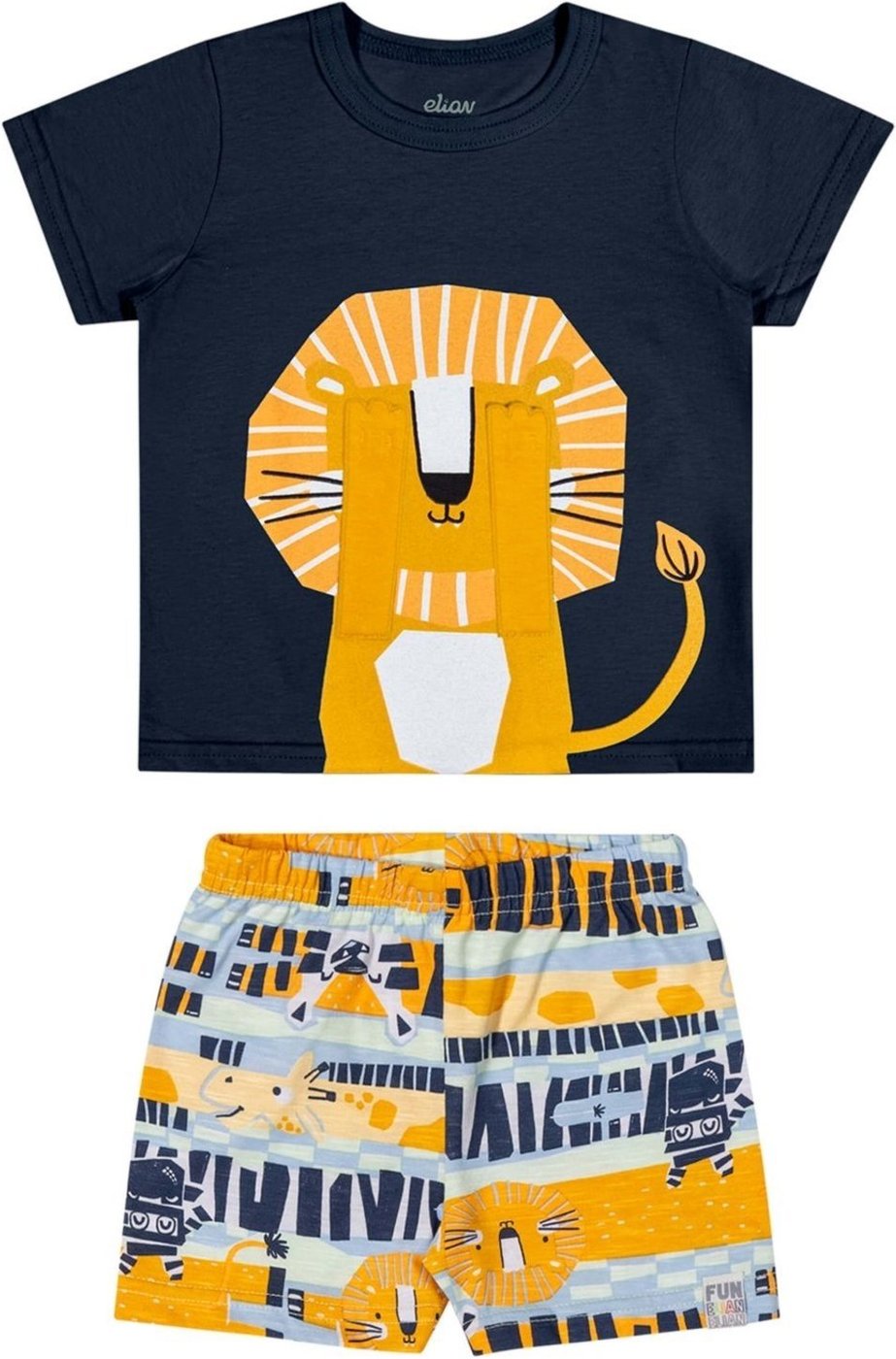 Infantil - Conjunto Menino Interativo Leão Elian