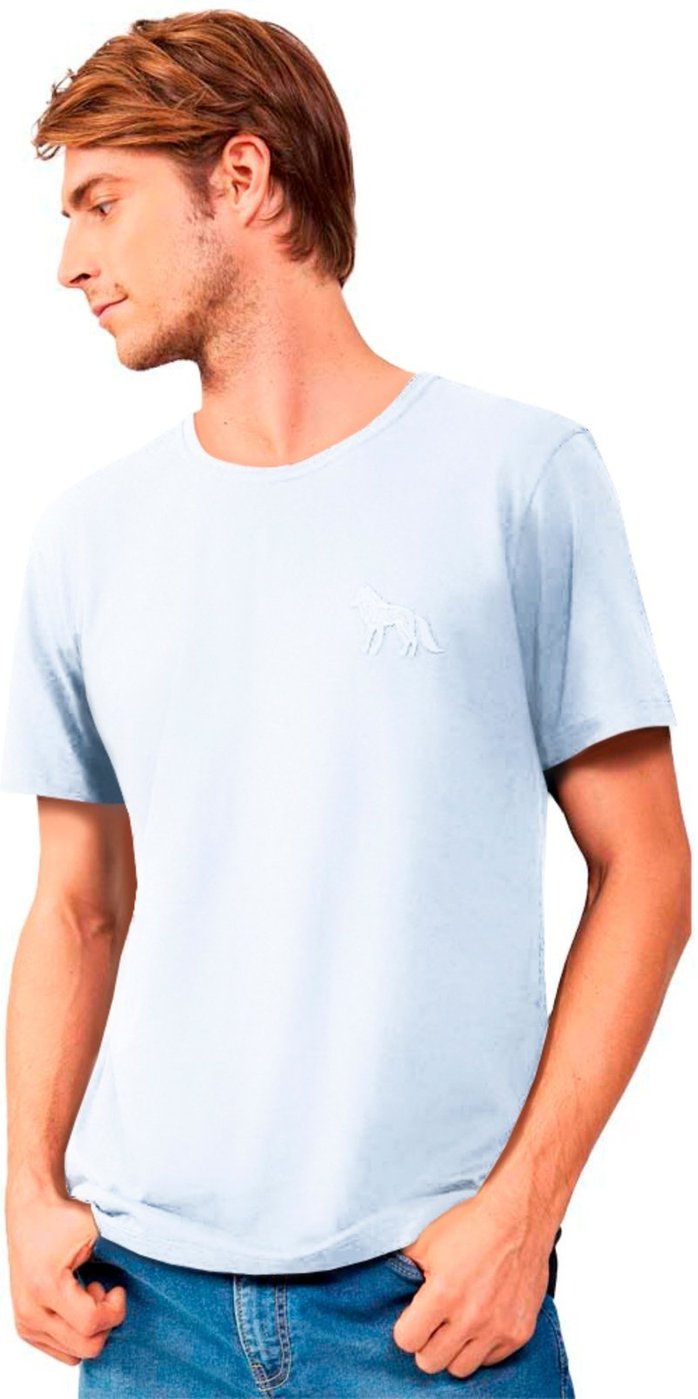 Imagem principal Camiseta Acostamento Logo Wolf In24 Masculino branco Acostamento branco