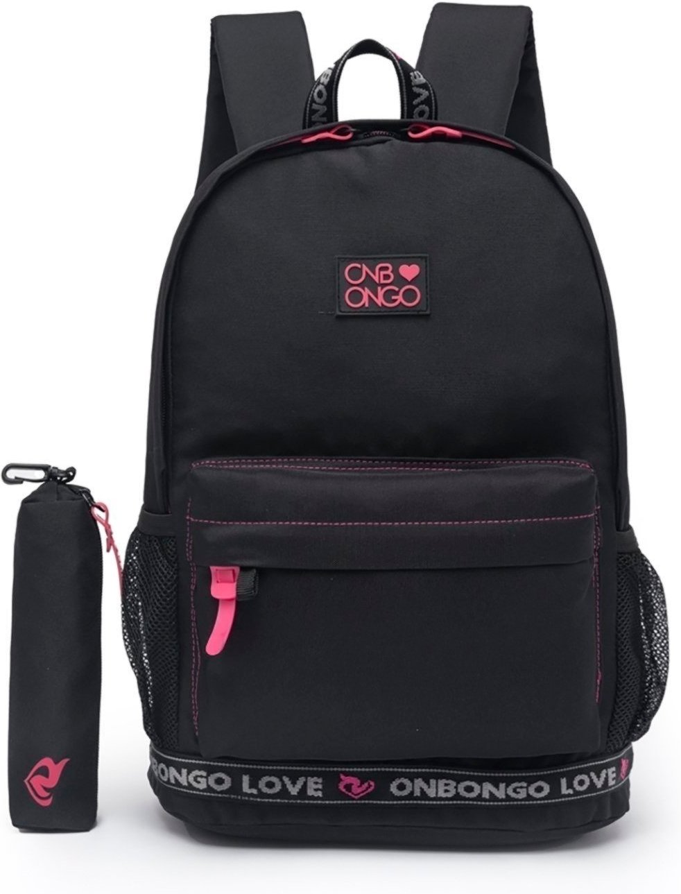 Kit Mochila De Costas Feminina Estojo Escolar Faculdade Viagem