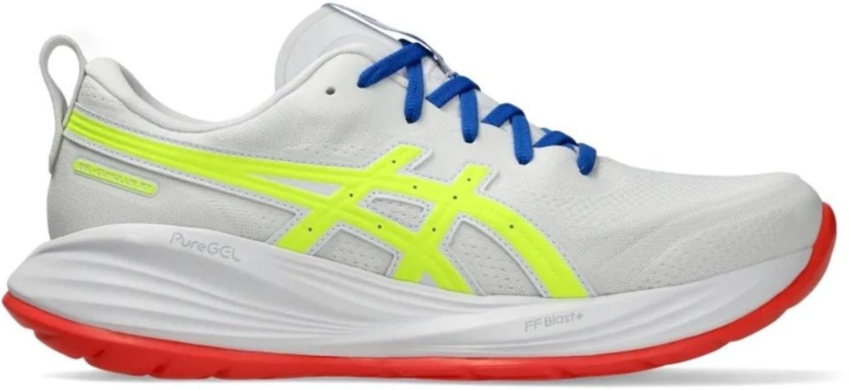 Imagem principal Tênis Masculino Asics GEL Cumulus 27 Running 1011C135-100 Amarelo 40 branco ASICS branco