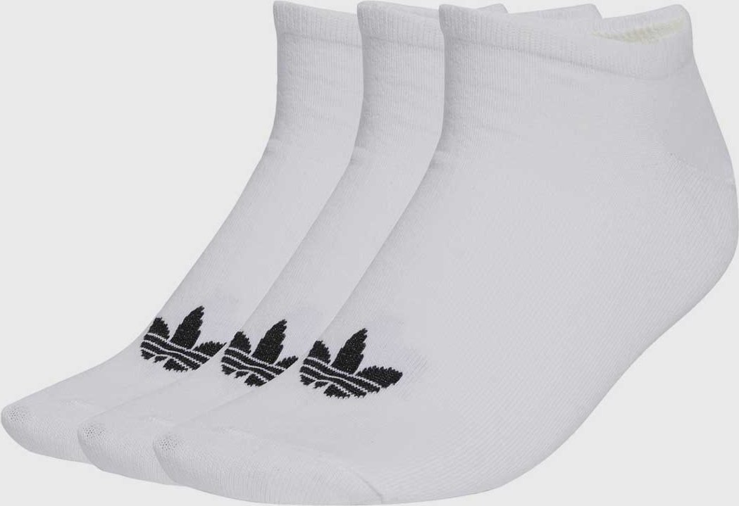 Kit 3 Pares de Meia Unissex adidas Originals Trefoil Liner Branca