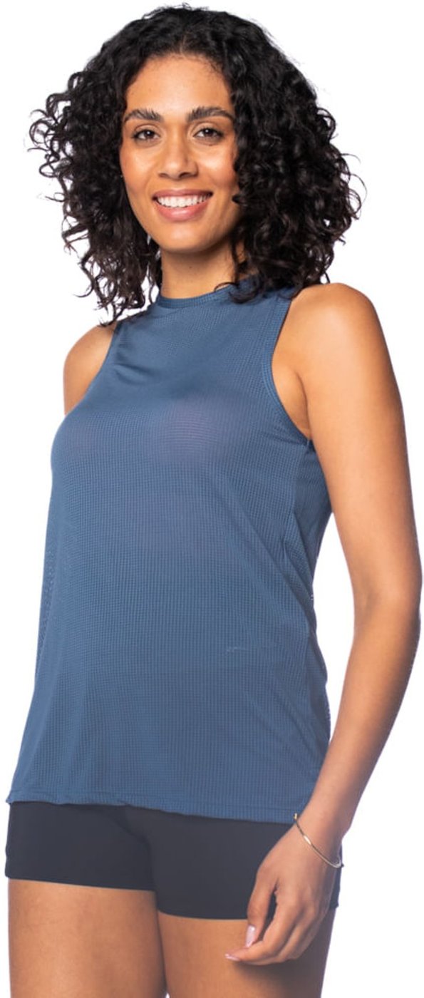 Imagem principal Regata Feminina Estilo do Corpo UV35 Microfuros Marinho azul marinho Estilo Do Corpo azul marinho