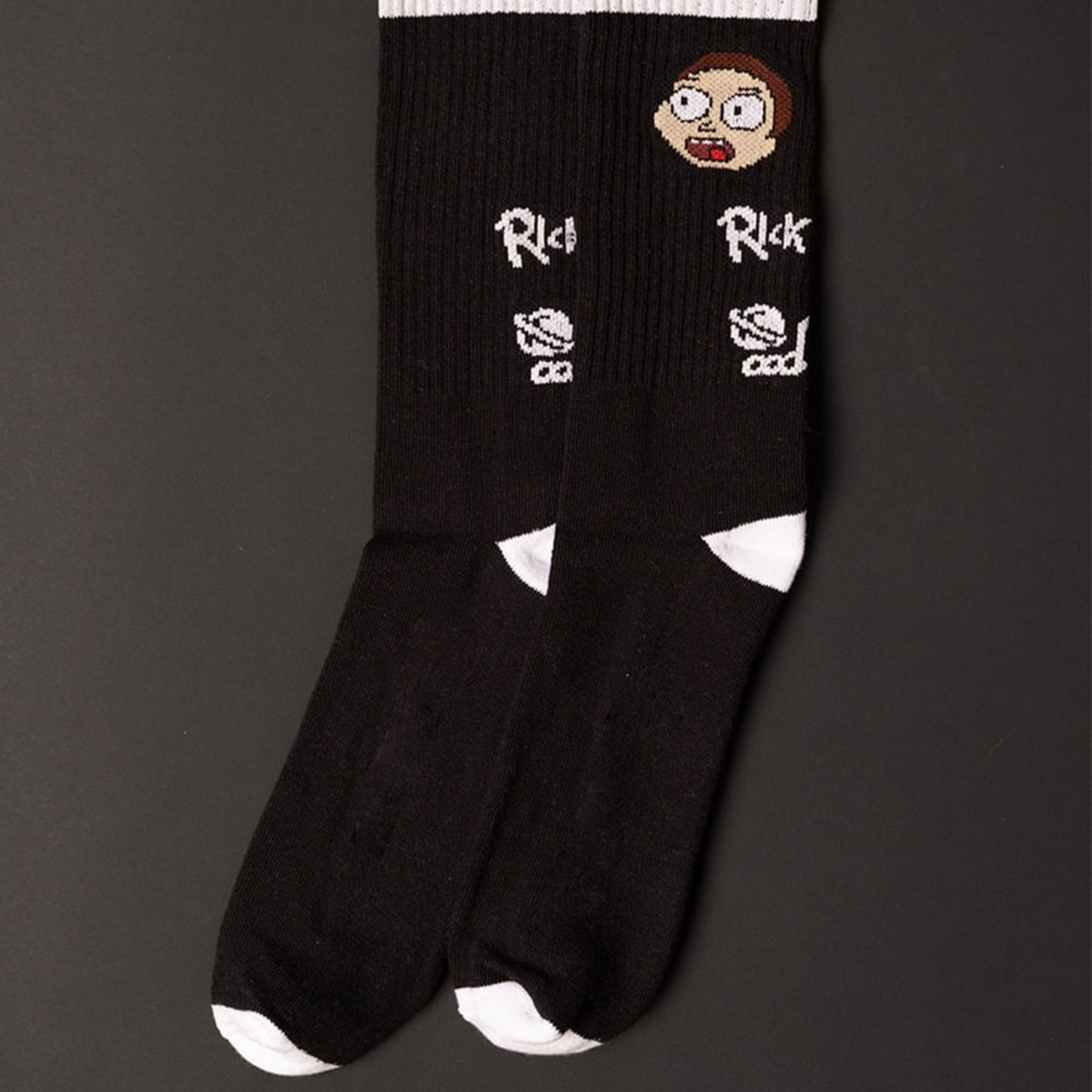 Imagem principal Meia Lost X Rick and Morty preto Lost preto