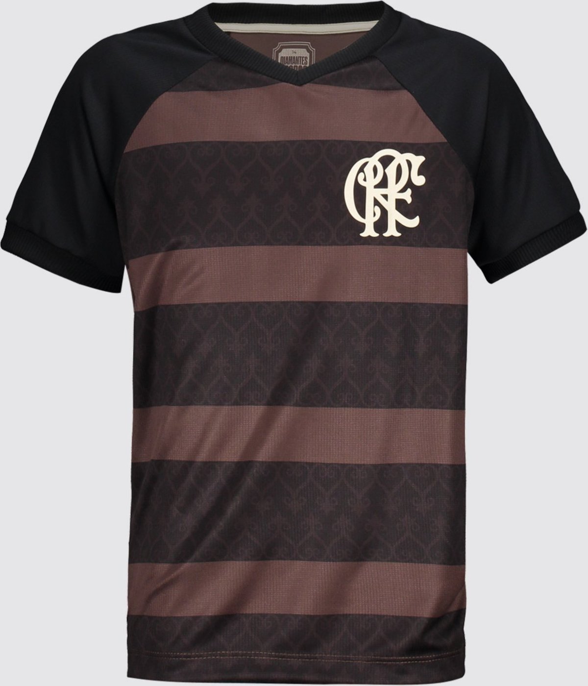 Camisa Flamengo Consciência Negra Diamante Preta e Marrom