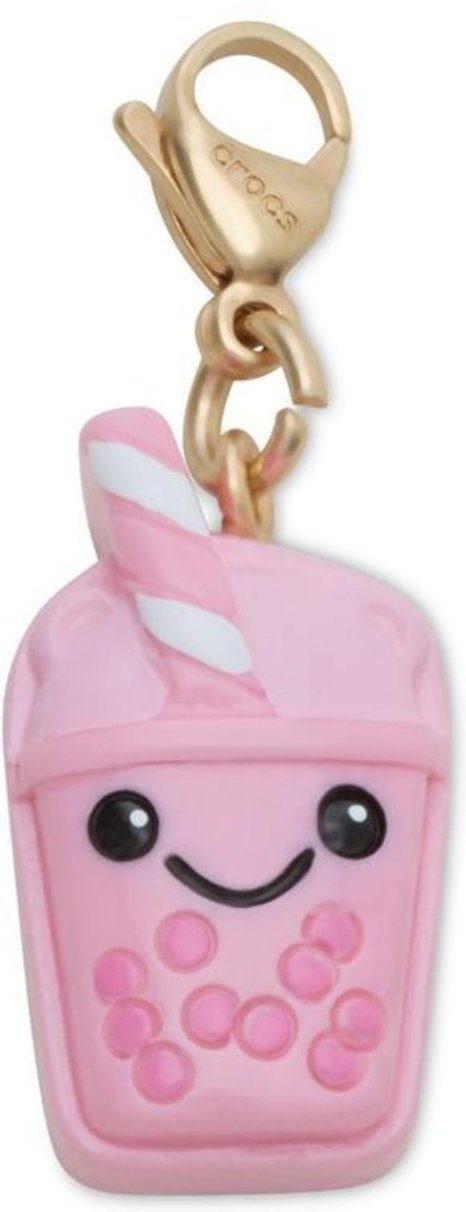 Infantil - Jibbitz™ Pingente Bebida Rosa Fofo Branco