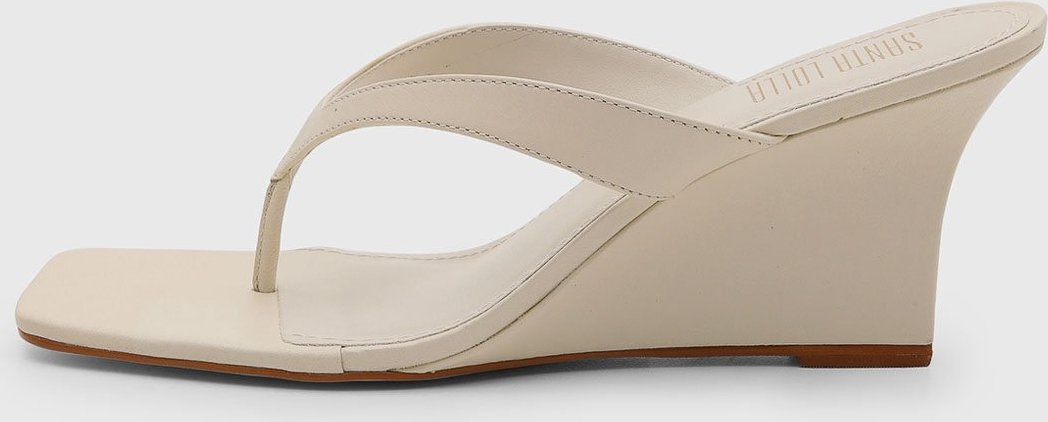 Imagem principal Sandália Feminina Santa Lolla Salto Médio Off-White off-white white Santa Lolla off-white white