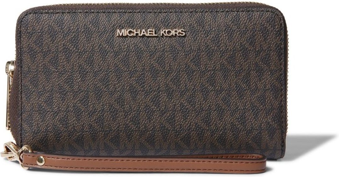 Imagem principal Carteira Jet Set Travel Logo Média 35F8gtvw9b200 Michael Kors marrom