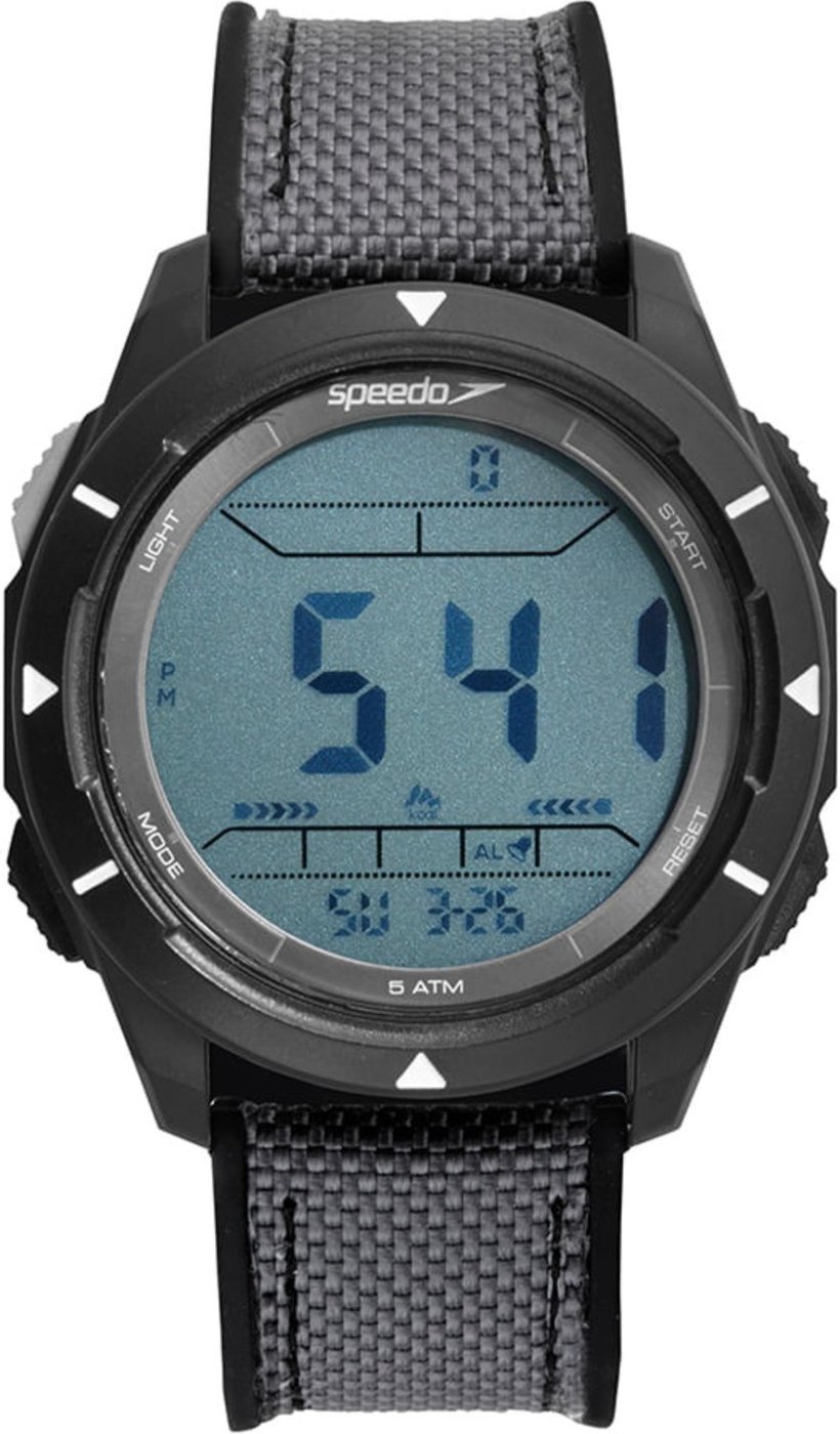 Imagem principal Relógio Speedo Digital Contador de Passos preto preto