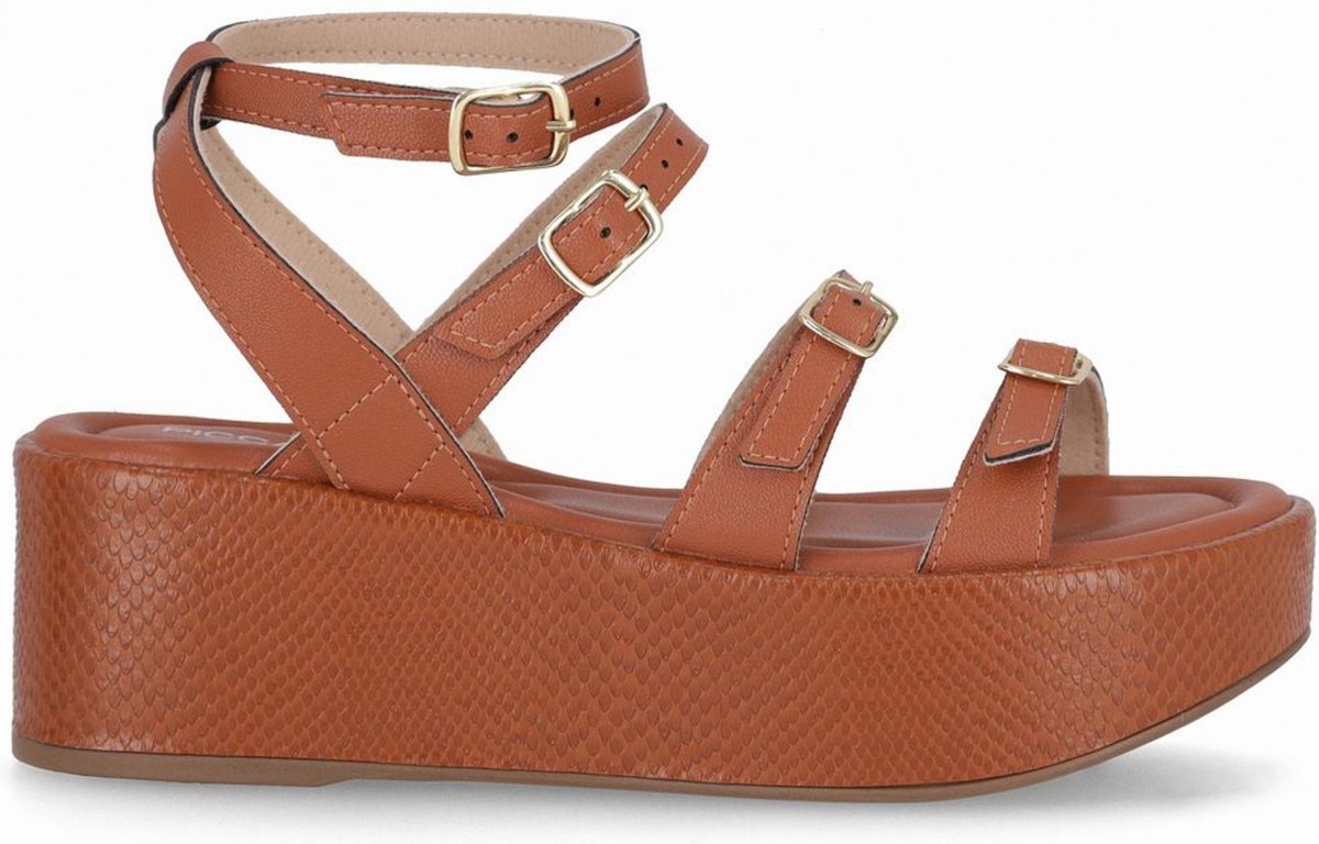 Imagem principal Sandália Leia Anabela Médio Ocre Piccadilly bege ocre Piccadilly bege ocre