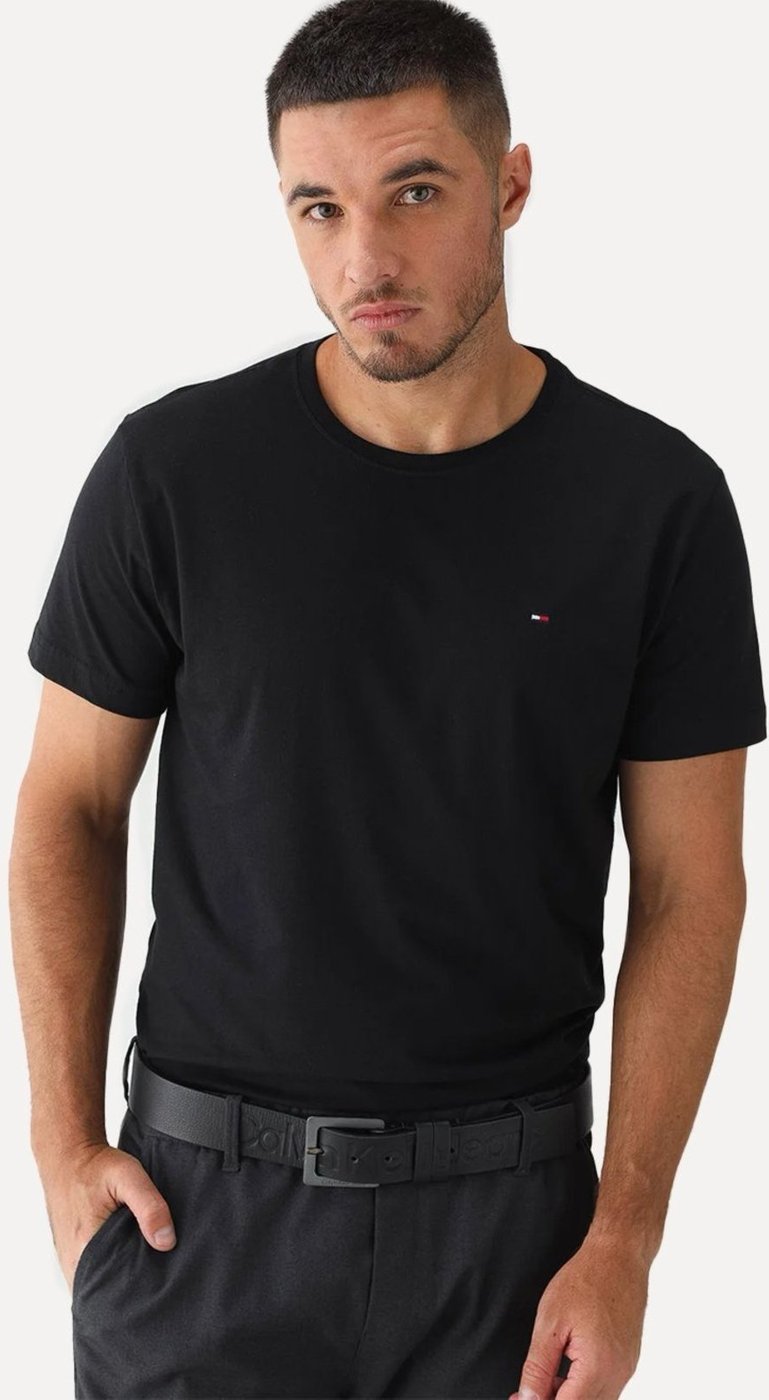 Imagem principal Camiseta Tommy Hilfiger Essential Cotton Preta preto Tommy Hilfiger preto