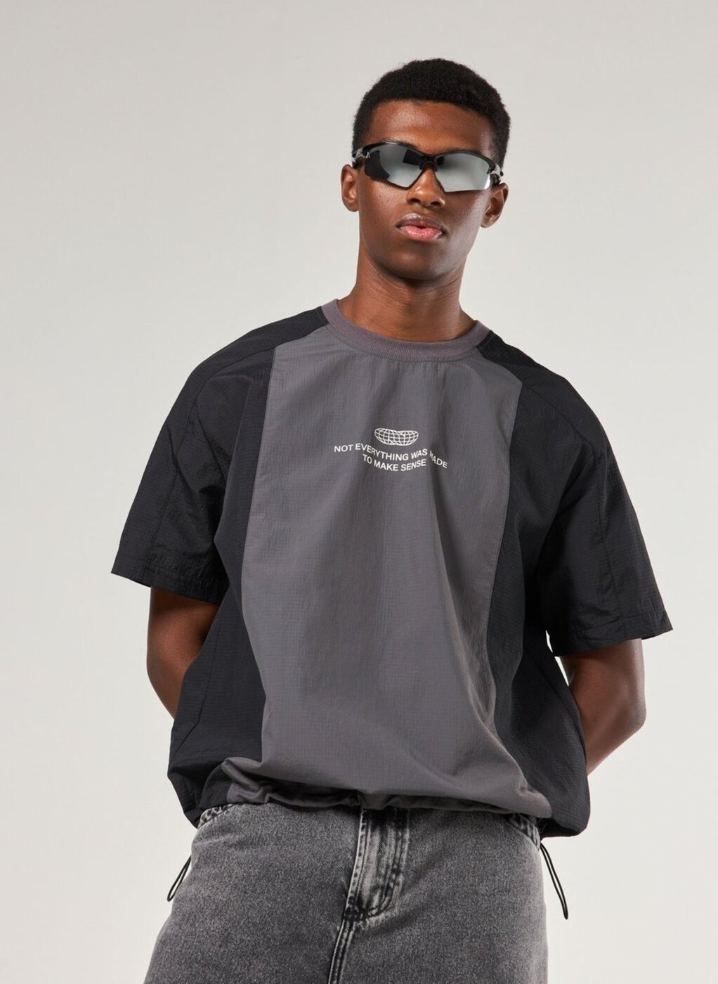 Imagem principal Camiseta Esportiva Nylon Com Elástico preto preto