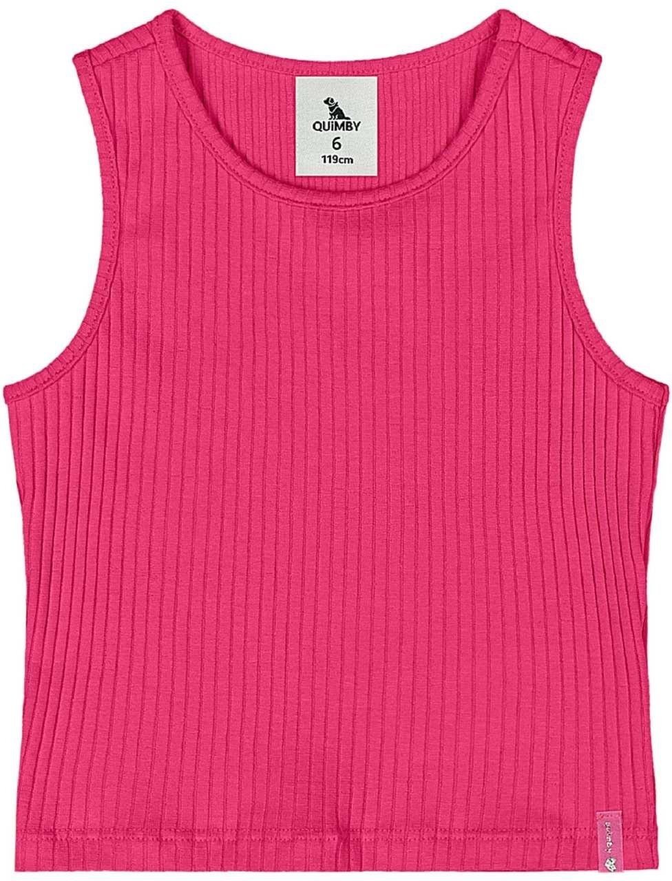 Imagem principal Infantil - Cropped em Ribana Canelada Menina Quimby vermelho Quimby vermelho