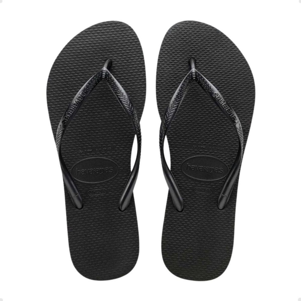 Imagem principal Chinelo Feminino Dedo Havaianas Slim preto Havaianas preto