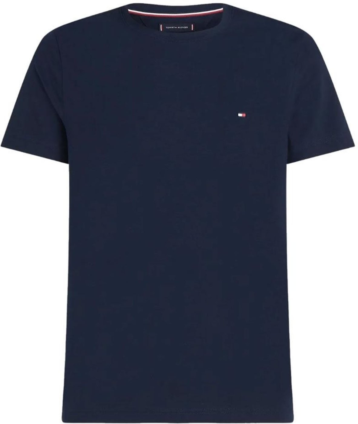 Imagem principal Camiseta Tommy Hilfiger Stretch Slim Fit Masculina Azul azul marinho Tommy Hilfiger azul marinho