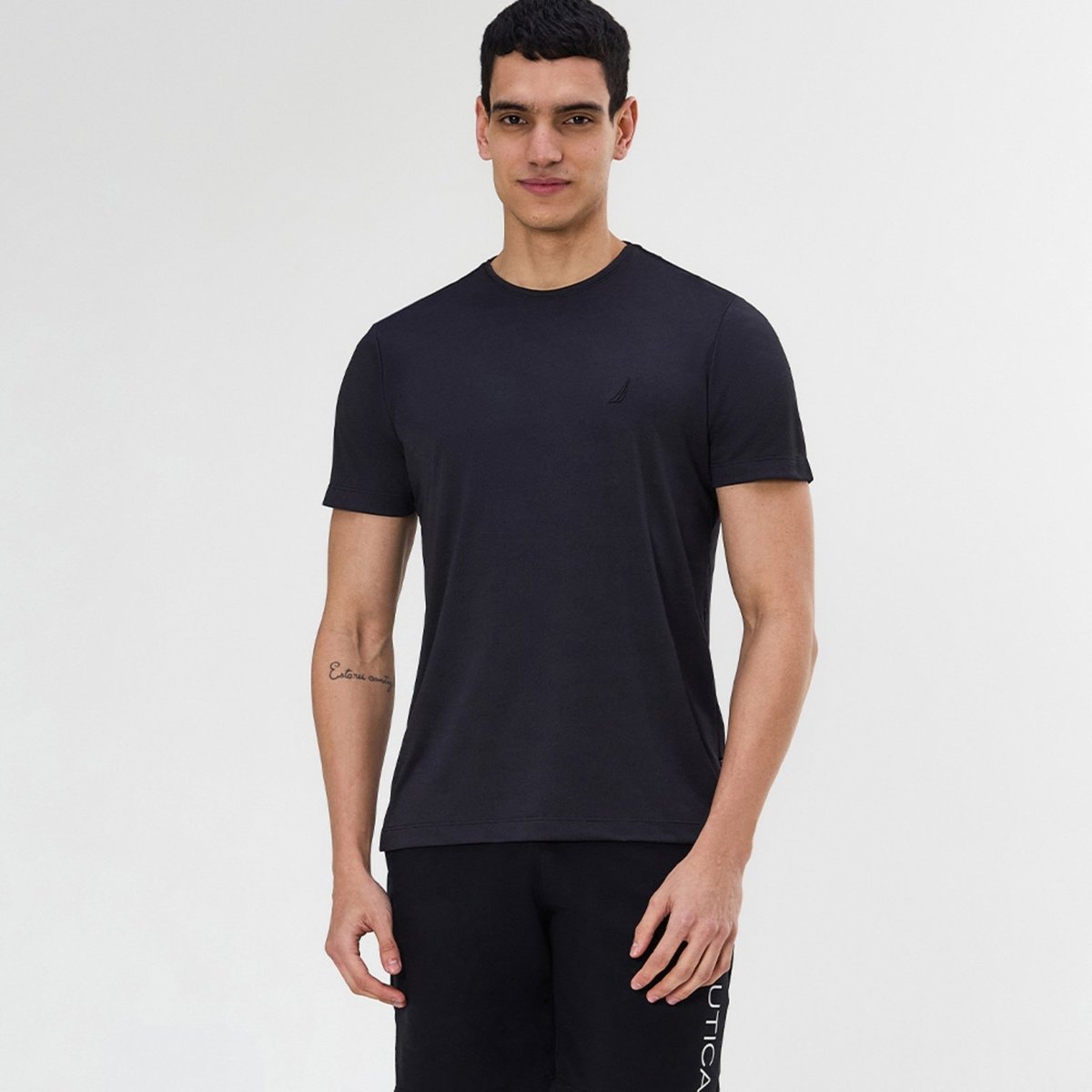 Camiseta Nautica Manga Curta Malha Rocke Modal