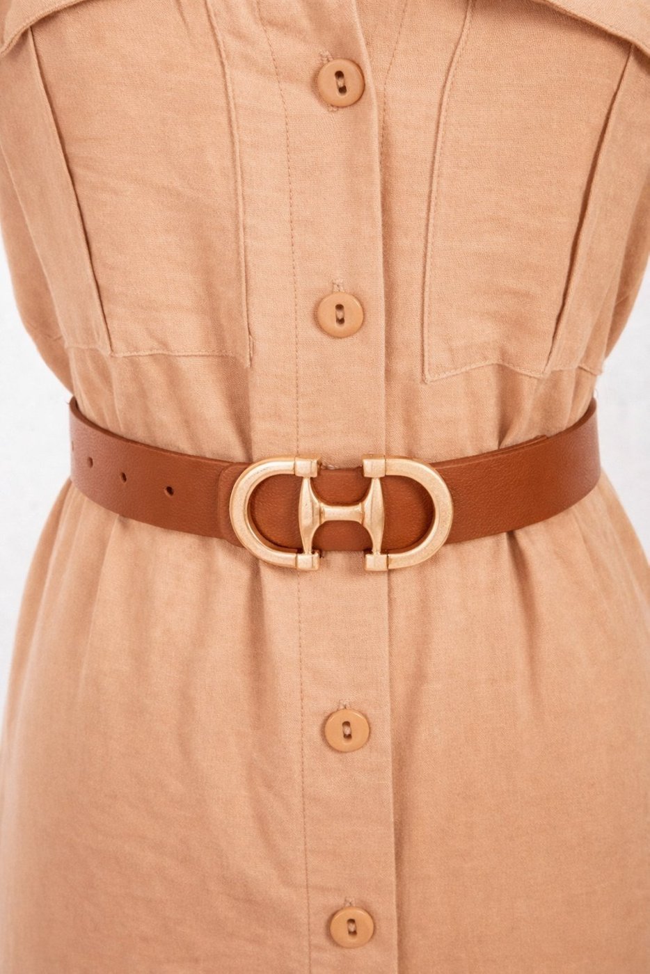 Cinto Fivela Dupla D Bell Outelet Fashion