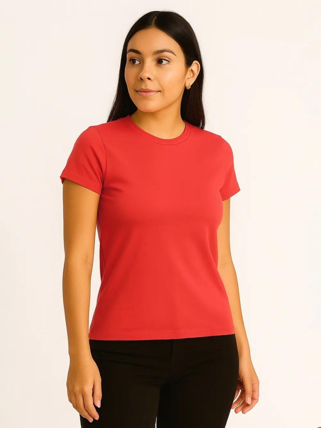 Imagem principal Blusa Manga Curta Algodão Leve dia a dia Autentique vermelho Autentique vermelho