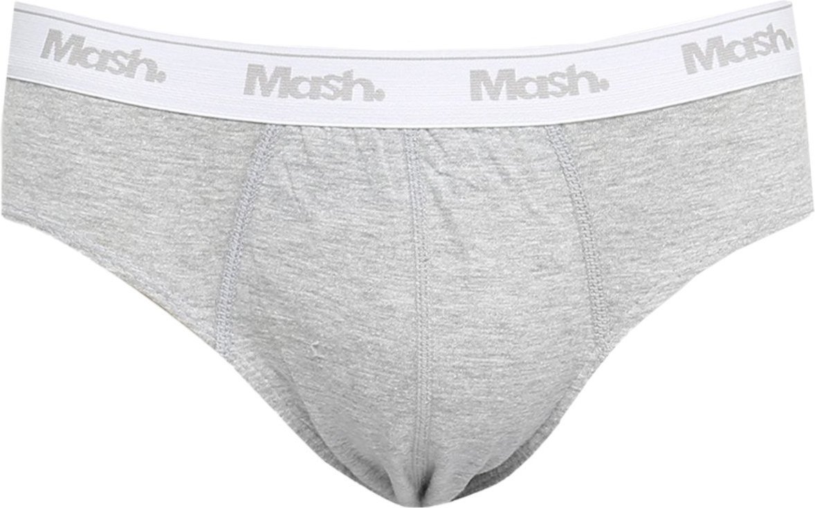 Imagem principal Cueca Mash Slip Cotton Basic Mescla cinza MASH cinza